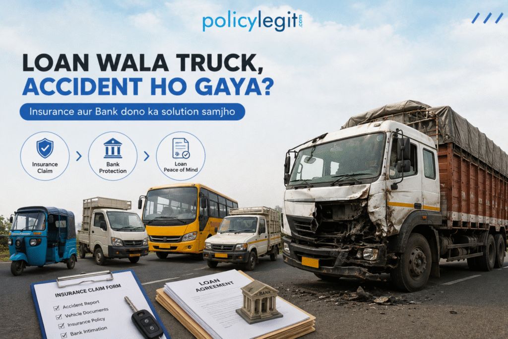 How to claim insurance on loan truck