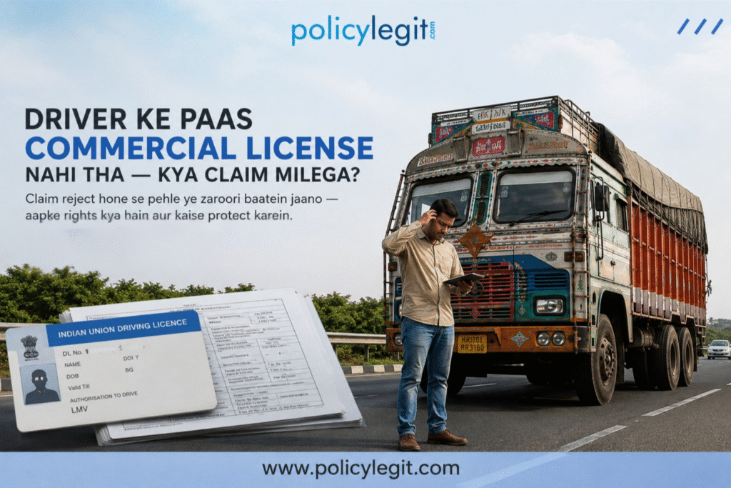 Truck Insaurance Claim settlement